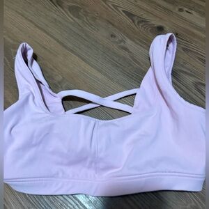 Legislates Sports Bra Size Large Light Pink